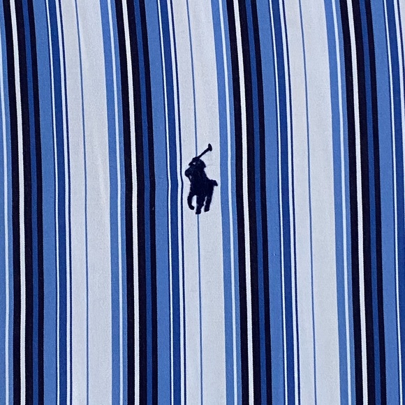 RALPH LAUREN 100% Cotton Stripe Men’s Shirt, Size XL - Picture 14 of 14